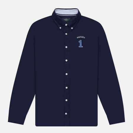 Мужская рубашка Hackett Heritage Casual Oxford, цвет синий