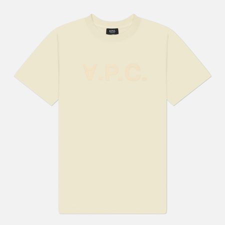 Мужская футболка A.P.C. Standard Grand V.P.C. GOTS, цвет жёлтый