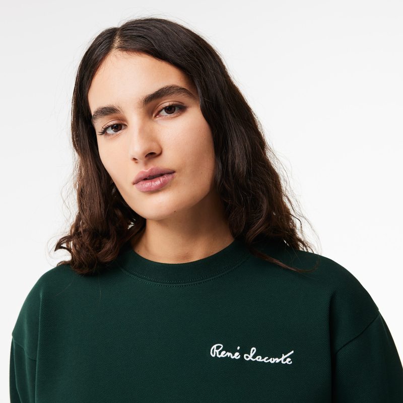 Женский свитшот Lacoste оверсайз 3