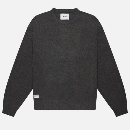 Мужской свитер WTAPS Crew Neck Nyco, цвет чёрный