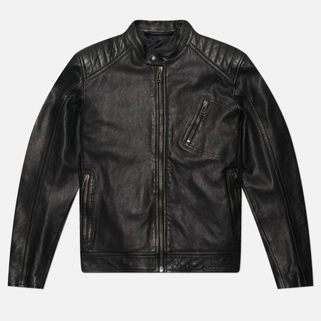 Мужская демисезонная куртка Belstaff V Racer, цвет чёрный