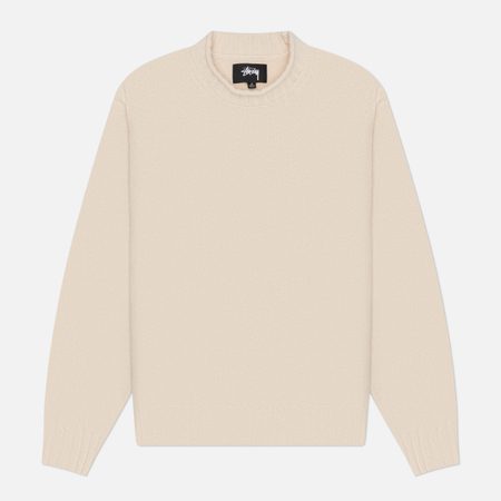 Мужской свитер Stussy Surfman Mock, цвет бежевый