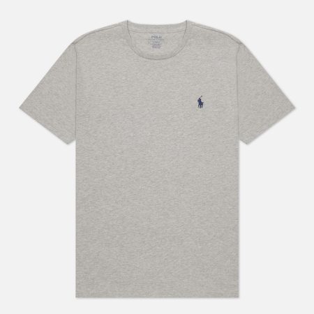 Мужская футболка Polo Ralph Lauren Custom Fit Crew Neck 26/1 Jersey, цвет серый