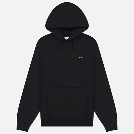 Мужская толстовка Nike Solo Swoosh Hoodie, цвет чёрный