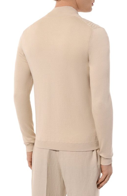 Кардиган из шелка и хлопка Il Borgo Cashmere 4