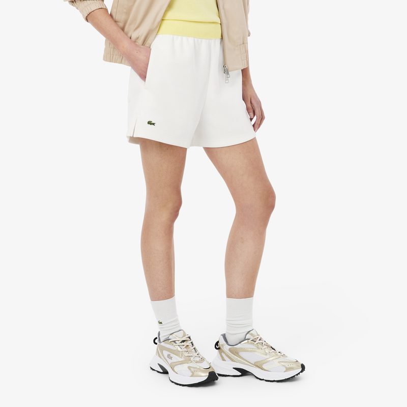 Женские хлопковые шорты Lacoste из пике 3