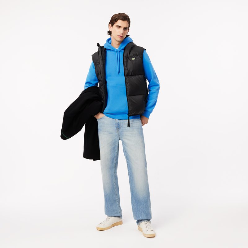 Мужское худи Lacoste классического кроя с флисом 4