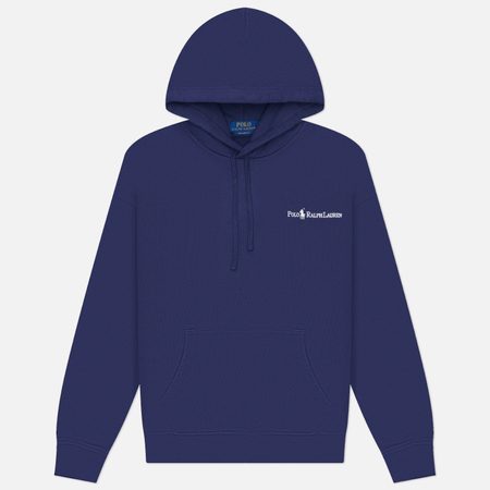 Мужская толстовка Polo Ralph Lauren The RL Heavyweight Fleece Hoodie, цвет синий