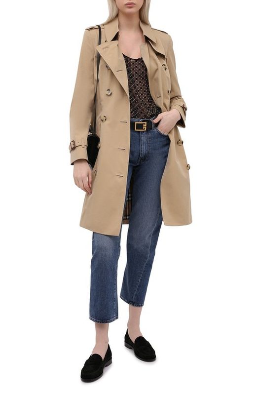 Топ из вискозы и шелка Saint Laurent 2