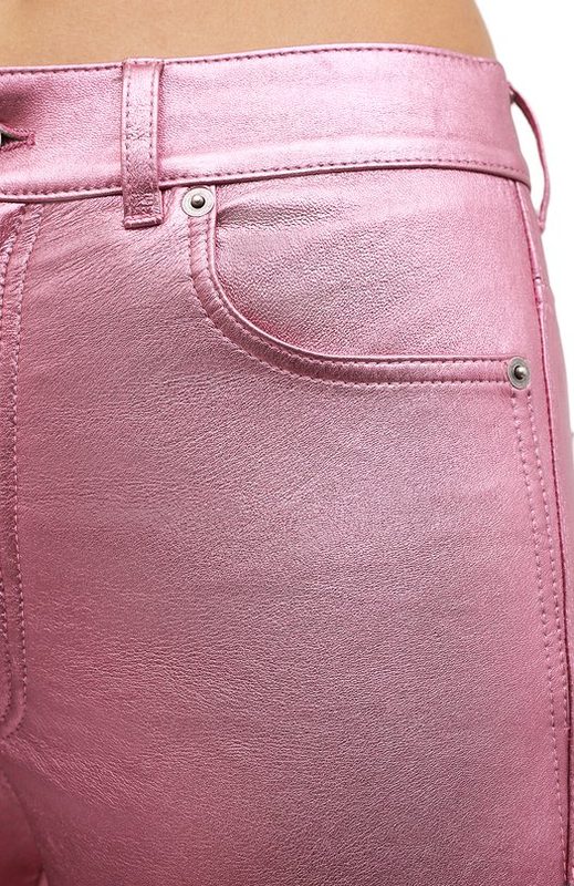 Кожаные брюки Saint Laurent 5