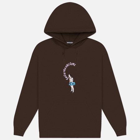 Мужская толстовка Fucking Awesome Mouth Girl Hoodie, цвет коричневый