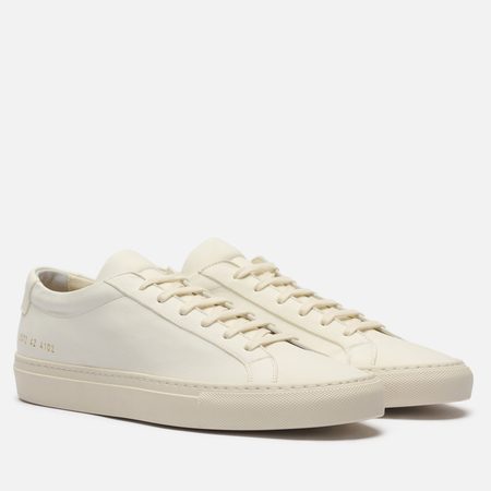 Мужские кроссовки Common Projects Achilles Premium, цвет белый