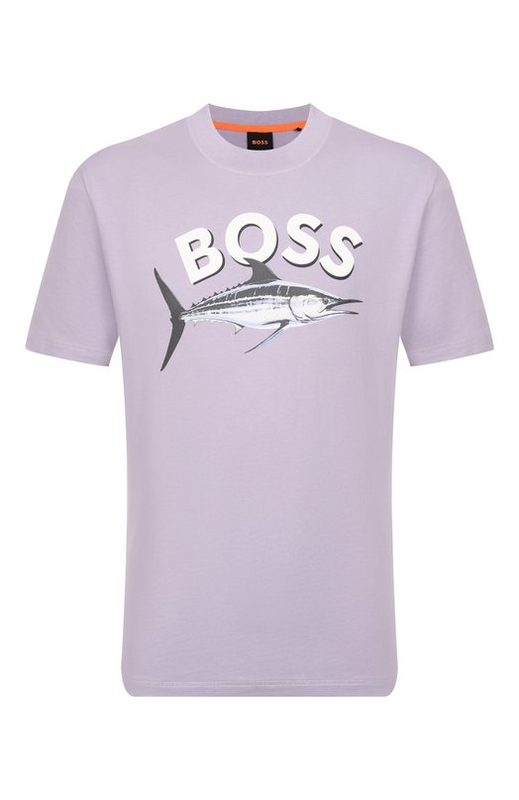 Хлопковая футболка BOSS Orange