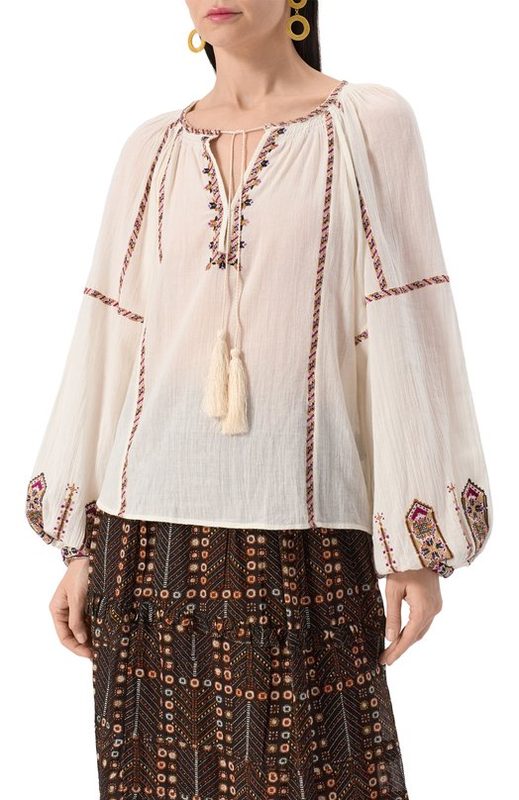 Хлопковая блузка Isabel Marant Etoile 3