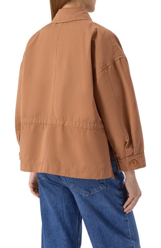 Куртка из хлопка и льна Weekend Max Mara 4