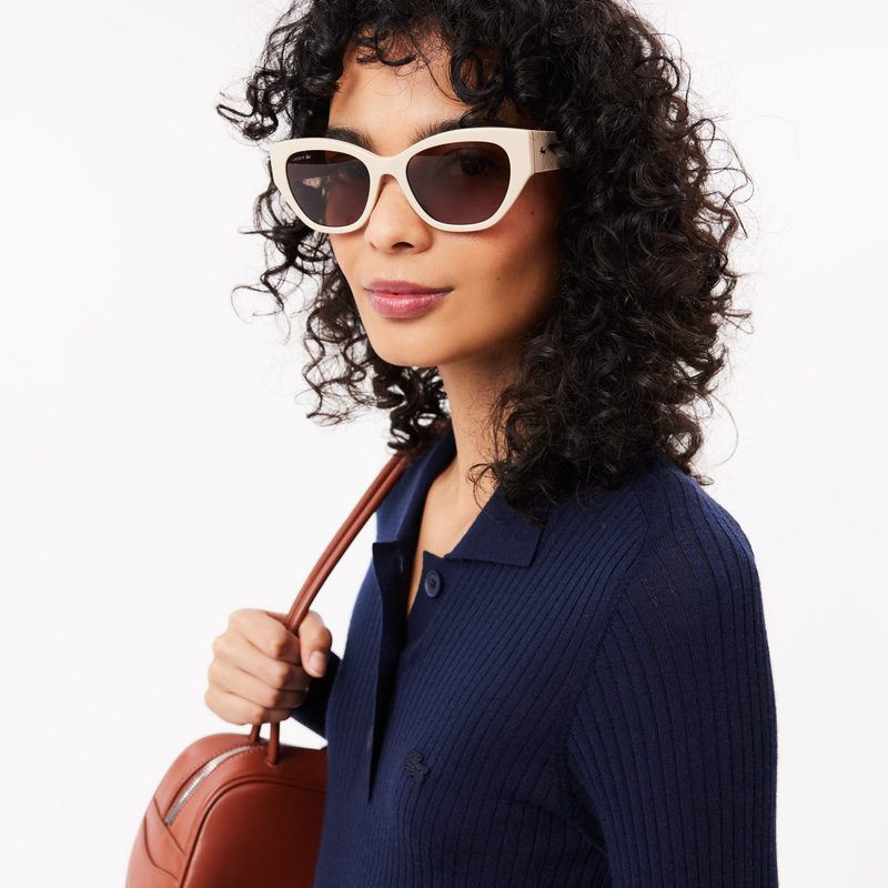 Женское шерстяное платье Lacoste с длинными рукавами 3