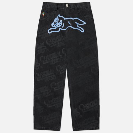 Мужские джинсы ICECREAM Every Flavour Double Scoop Denim, цвет чёрный