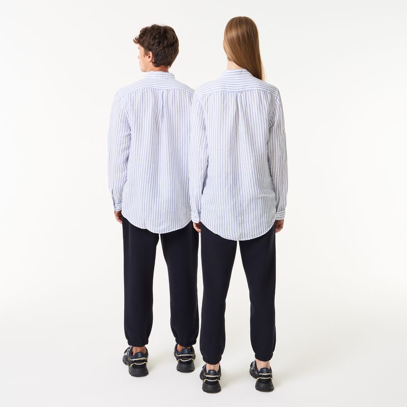 Рубашка Lacoste повседневного кроя унисекс из смеси льна 2