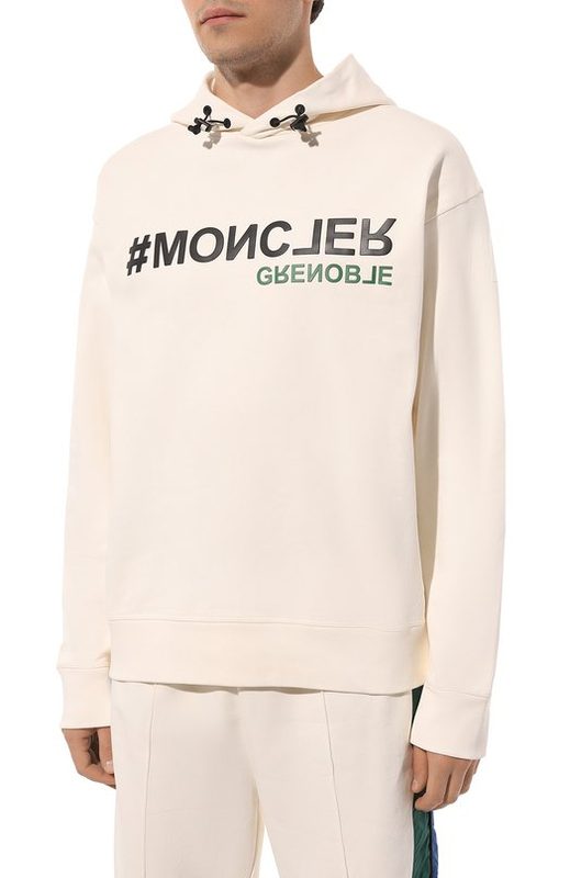Хлопковое худи Moncler Grenoble 3