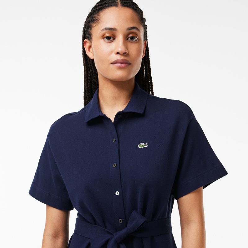 Женское платье Lacoste с поясом 3