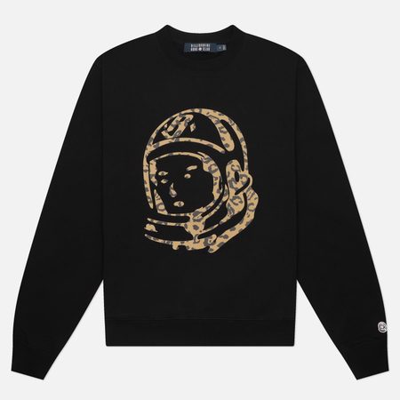 Мужская толстовка Billionaire Boys Club Leopard Camo Astro Crewneck, цвет чёрный