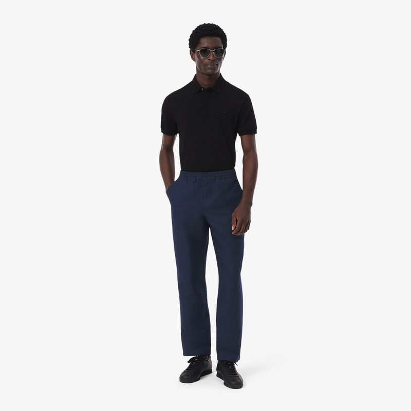 Мужские спортивные брюки Lacoste из смеси льна и вискозы