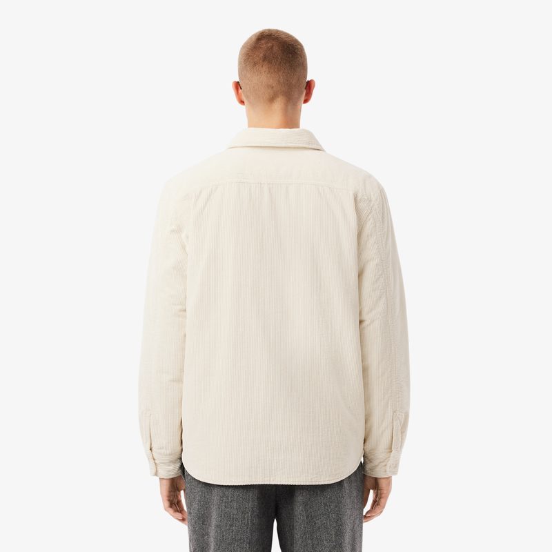 Мужская вельветовая утепленная рубашка Lacoste 2
