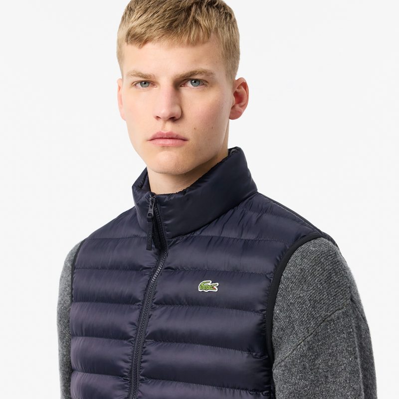 Мужской стёганный жилет Lacoste с высоким воротом 3