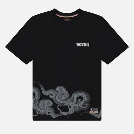 Мужская футболка Evisu Heritage Japanese Pattern Printed Daicock, цвет чёрный