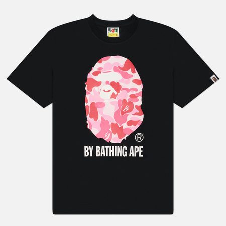 Мужская футболка A Bathing Ape ABC Camo By Bathing Ape, цвет чёрный