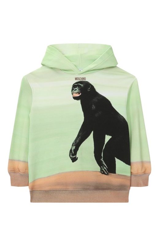 Хлопковое худи Moschino