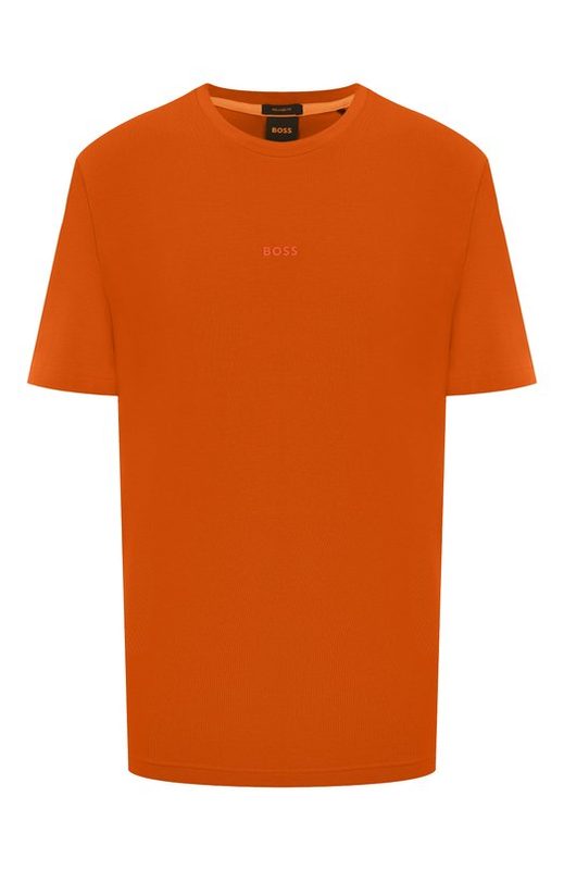 Хлопковая футболка BOSS Orange