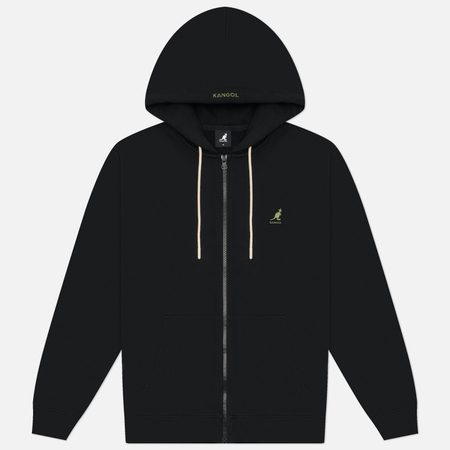 Мужская толстовка Kangol Classic Logo Zip-Up, цвет чёрный