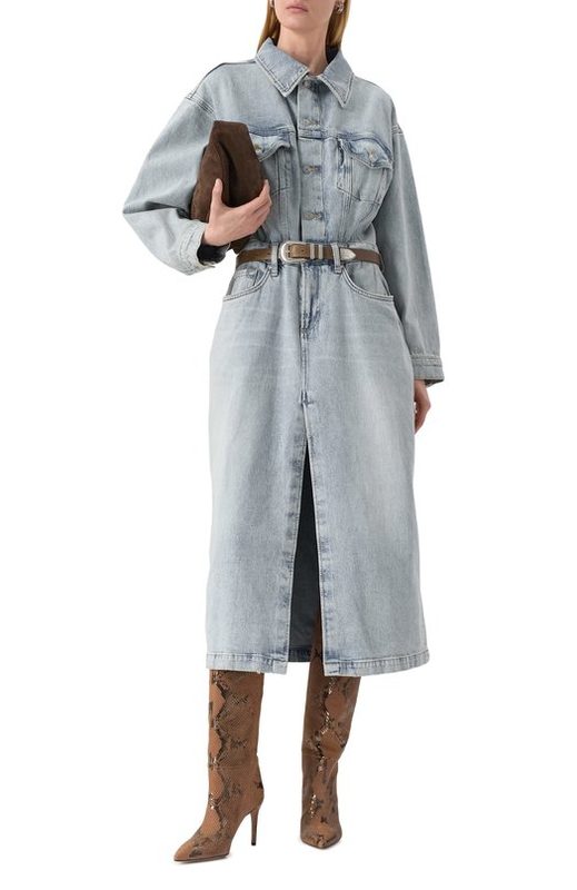 Джинсовое платье 7 For All Mankind 2