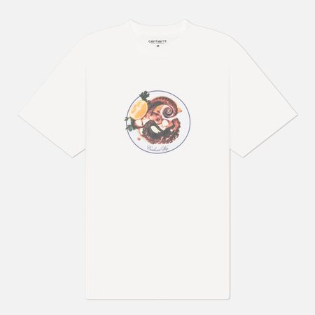 Мужская футболка Carhartt WIP Octopus, цвет белый