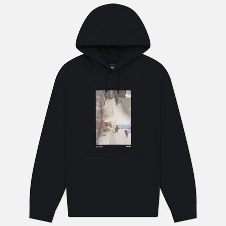 Мужская толстовка HUF x Dennis McGrath The Angels Fly Hoodie, цвет чёрный