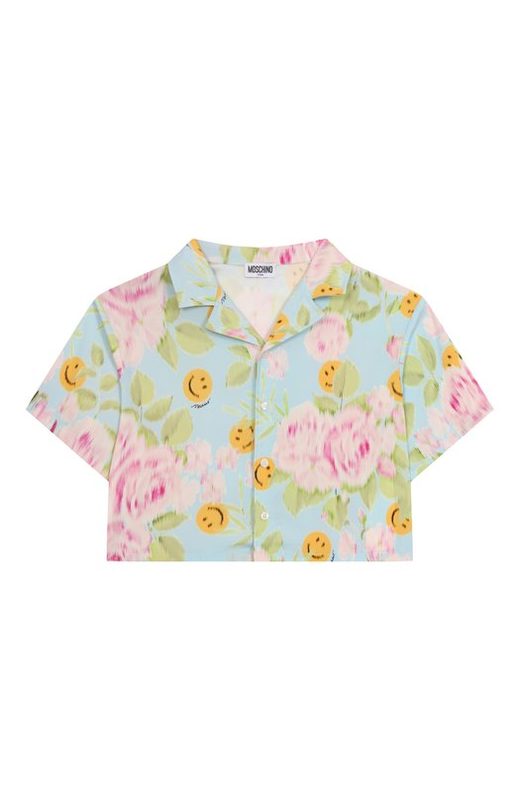 Рубашка из вискозы Moschino