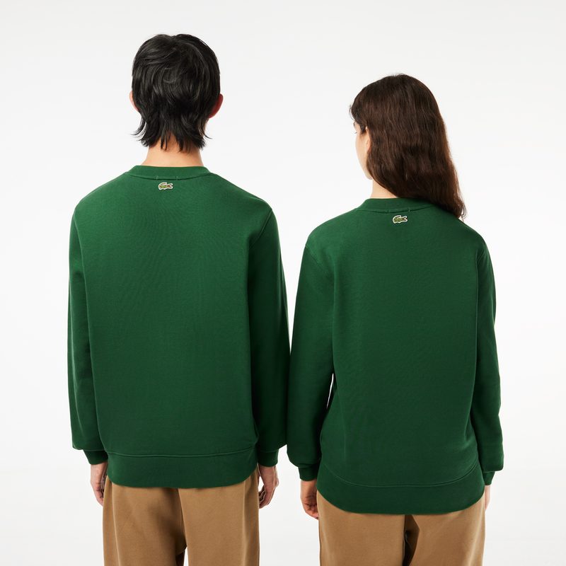 Хлопковый свитшот Lacoste унисекс 2