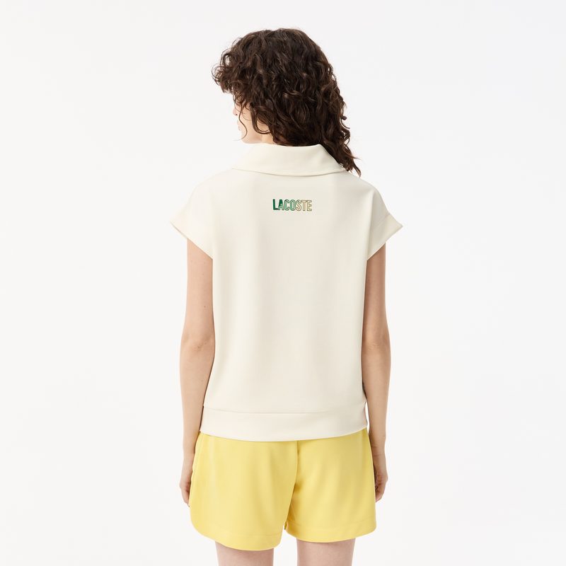 Женская толстовка Lacoste с высоким воротом на молнии без рукавов 2