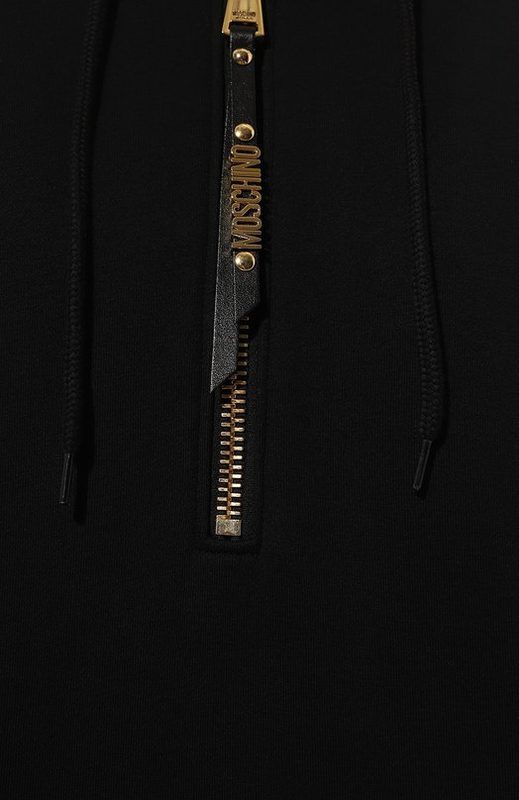 Хлопковое худи Moschino 5