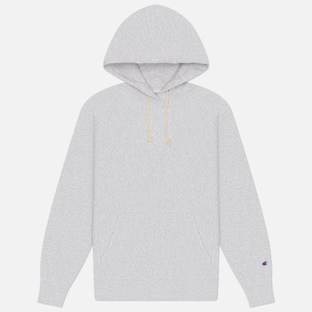 Мужская толстовка Champion Reverse Weave Pinnacle Lightweight Fleece Hoodie Relax Fit, цвет серый