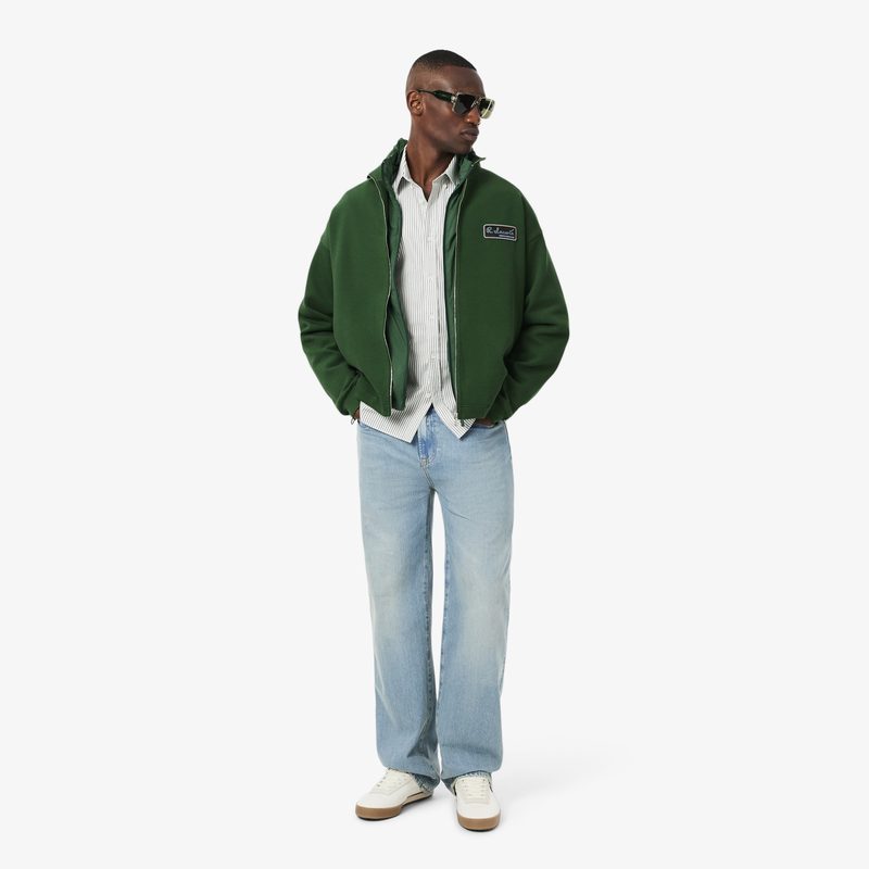 Мужской хлопковый свитшот Lacoste свободного кроя 4