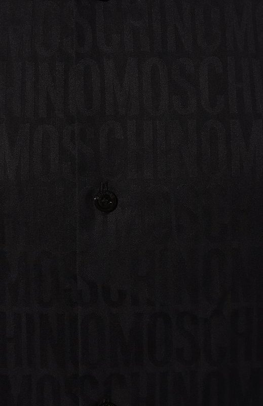 Хлопковая рубашка Moschino 5