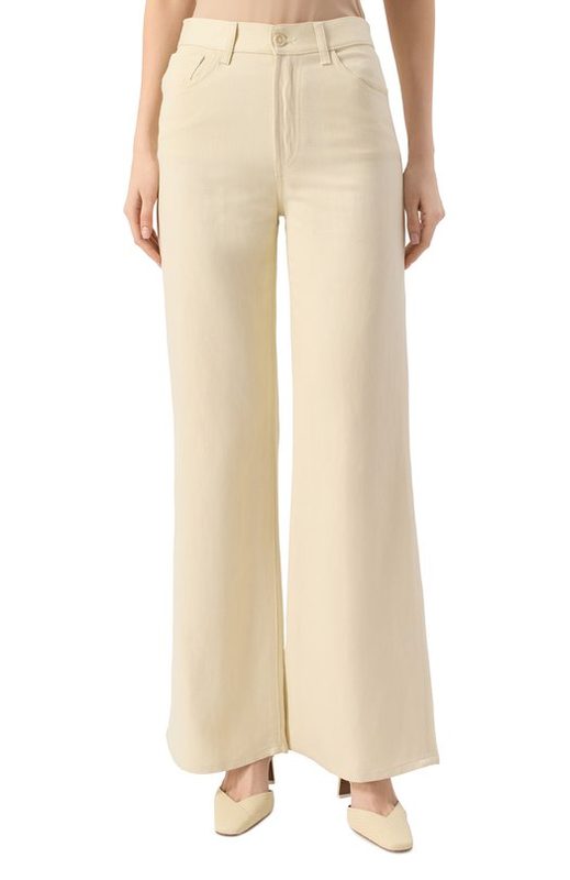 Брюки из вискозы и льна Dondup 3