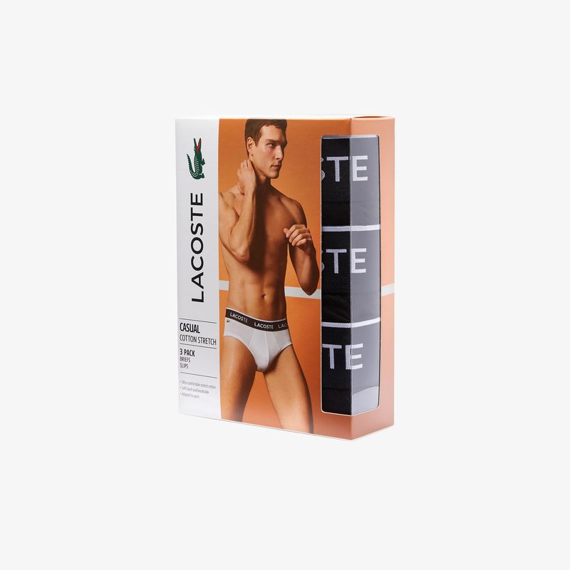 Мужское нижнее бельё Lacoste (3 шт.) 5