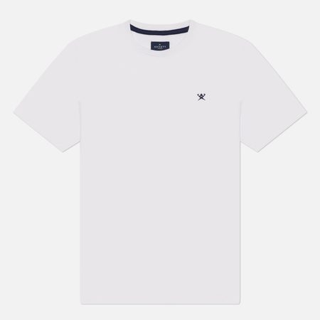 Мужская футболка Hackett Logo Cotton, цвет белый