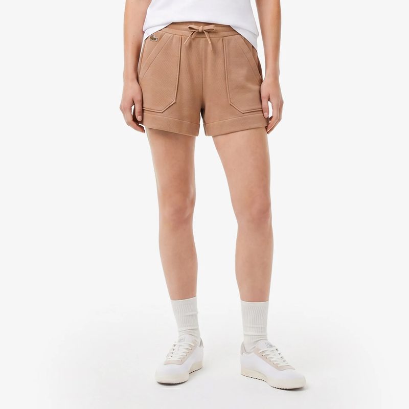 Женские хлопковые шорты Lacoste 2