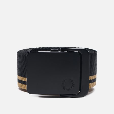 Ремень Fred Perry Tipped Webbing Recycled, цвет чёрный