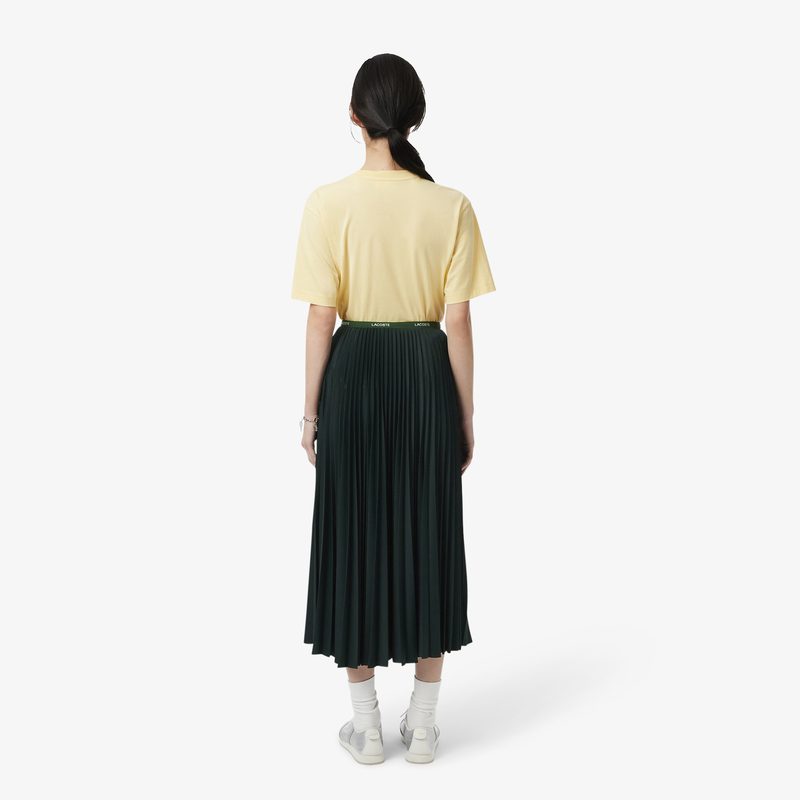 Длинная плиссированная юбка Lacoste с эластичной талией 2
