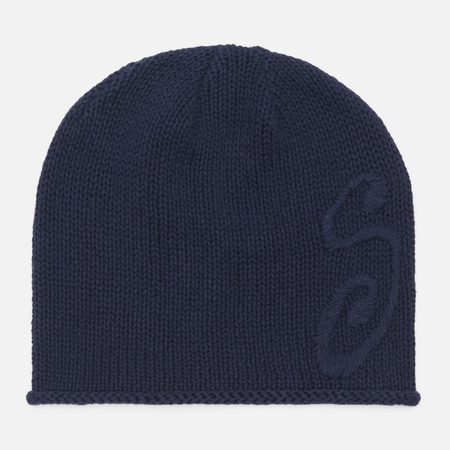Шапка Stussy S Skullcap, цвет синий